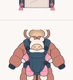 Illustration d’un bébé en combinaison