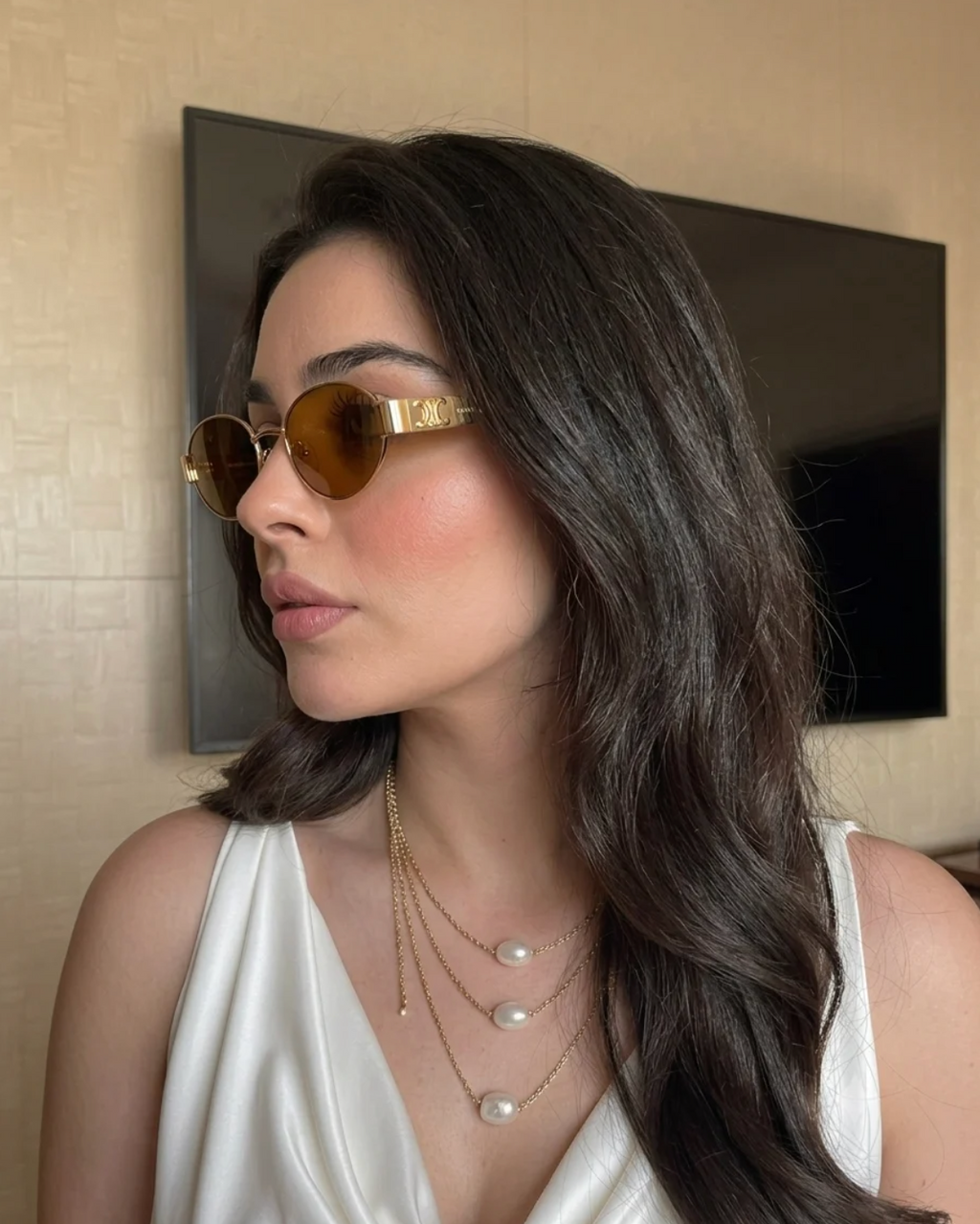 Lunette Celine Marron