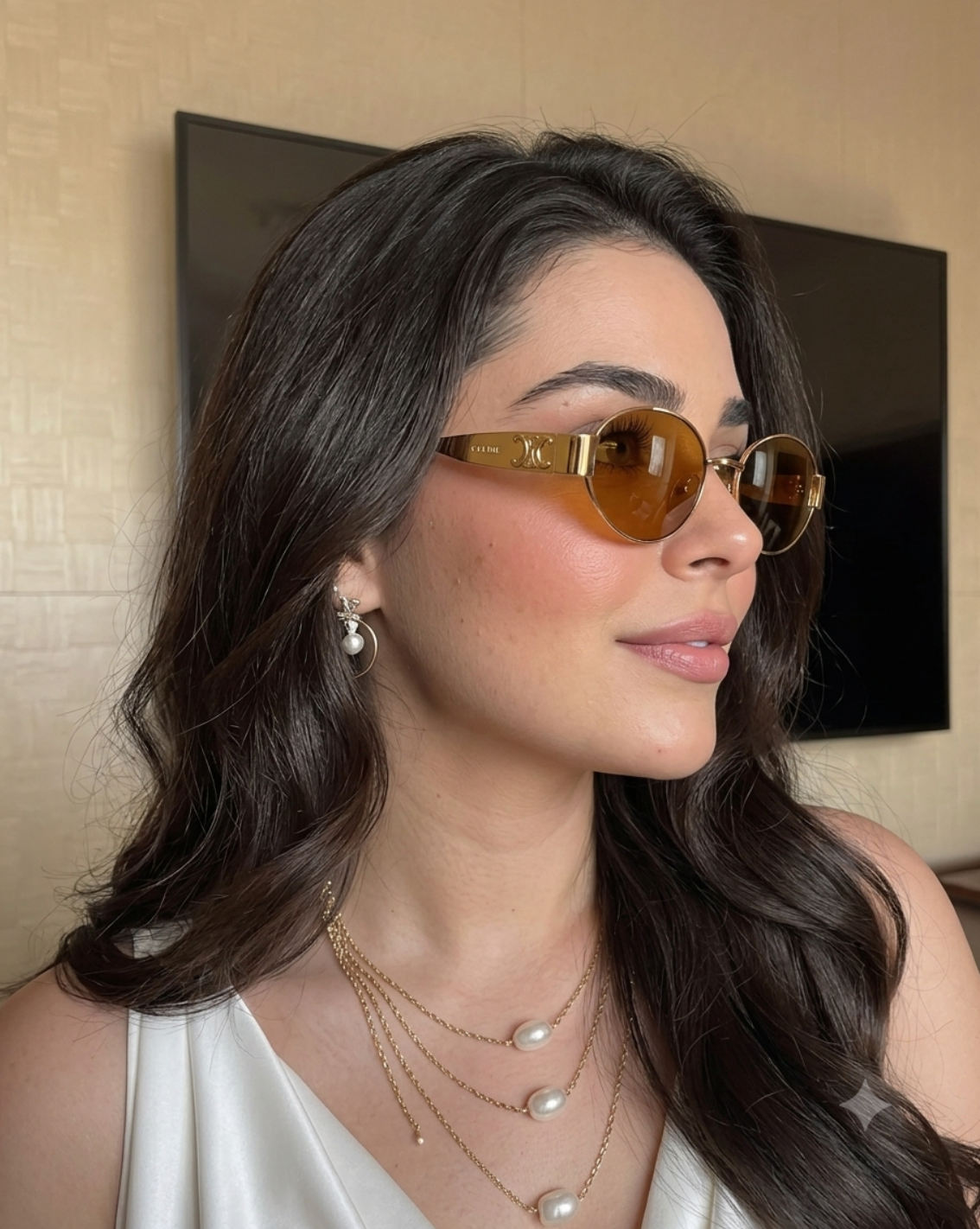 Lunette Celine Marron